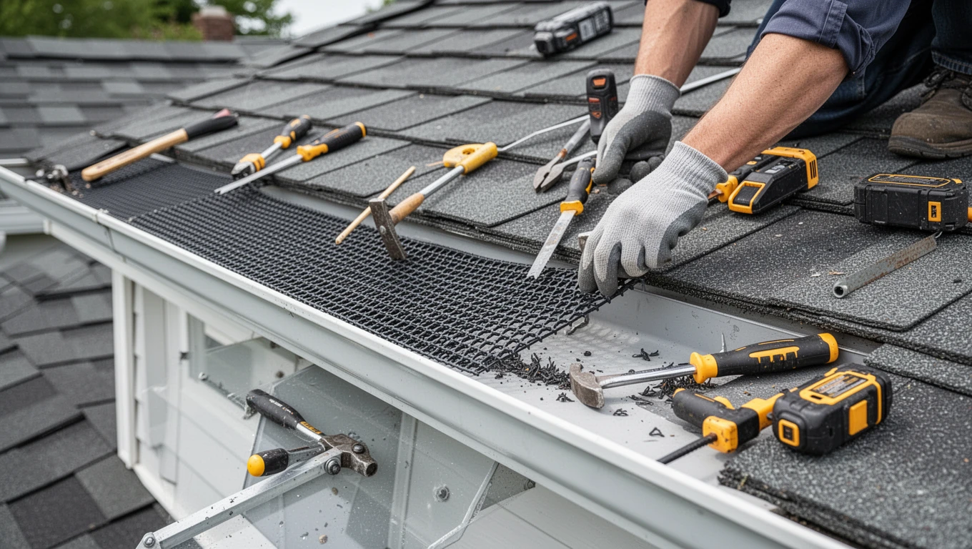 Gutter Guard Installation